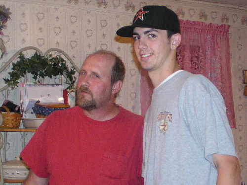 Tanner and his dad.