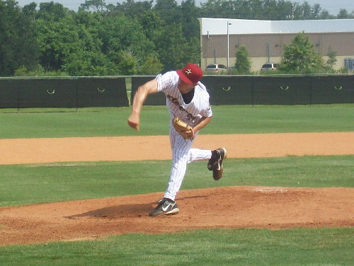 Tanner pitching